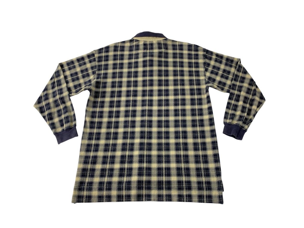Guess 90s Guess Classic Plaid Checked Longsleeve Polo Tee Tshirt Size US XL / EU 56 / 4 - 2 Thumbnail