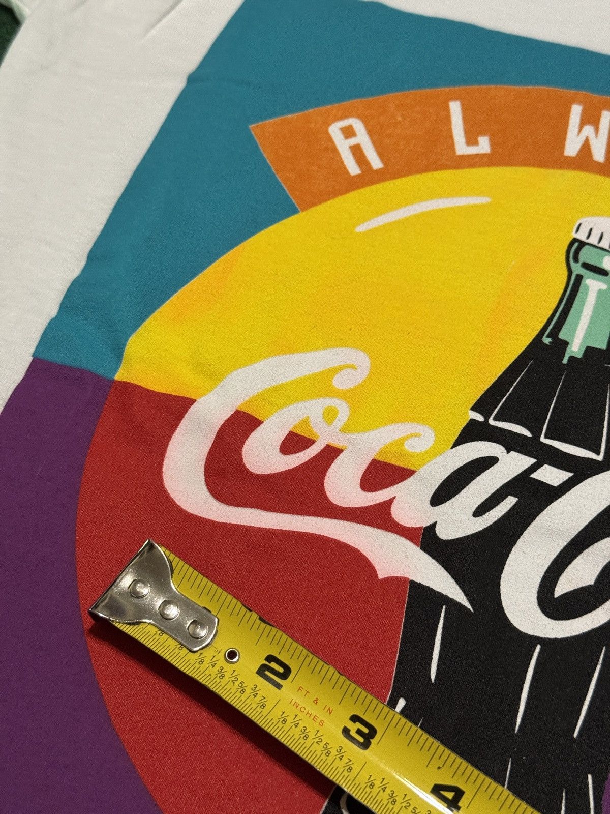 Coca Cola Vintage 90s Coke Pop Art Coca Cola Youth XL 18x27 T Shirt Size US S / EU 44-46 / 1 - 11 Thumbnail