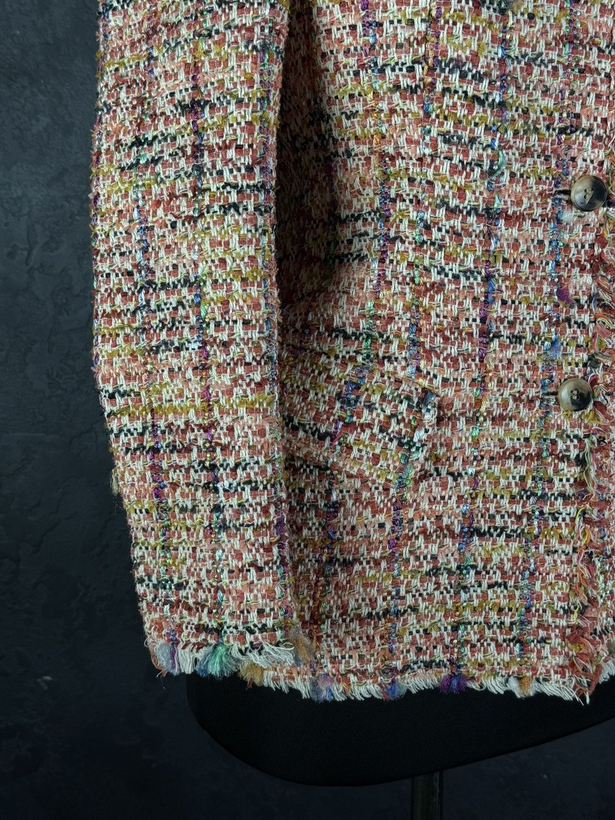 Etro ETRO Women’s Cotton-Blend Tweed Jacket Size 40 Size S / US 4 / IT 40 - 7 Thumbnail