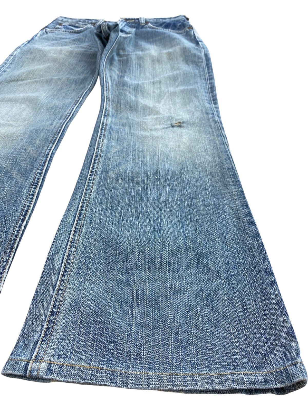 Wrangler Wrangler Brand Faded Wash Flare Style Jeans Size US 29 - 7 Thumbnail