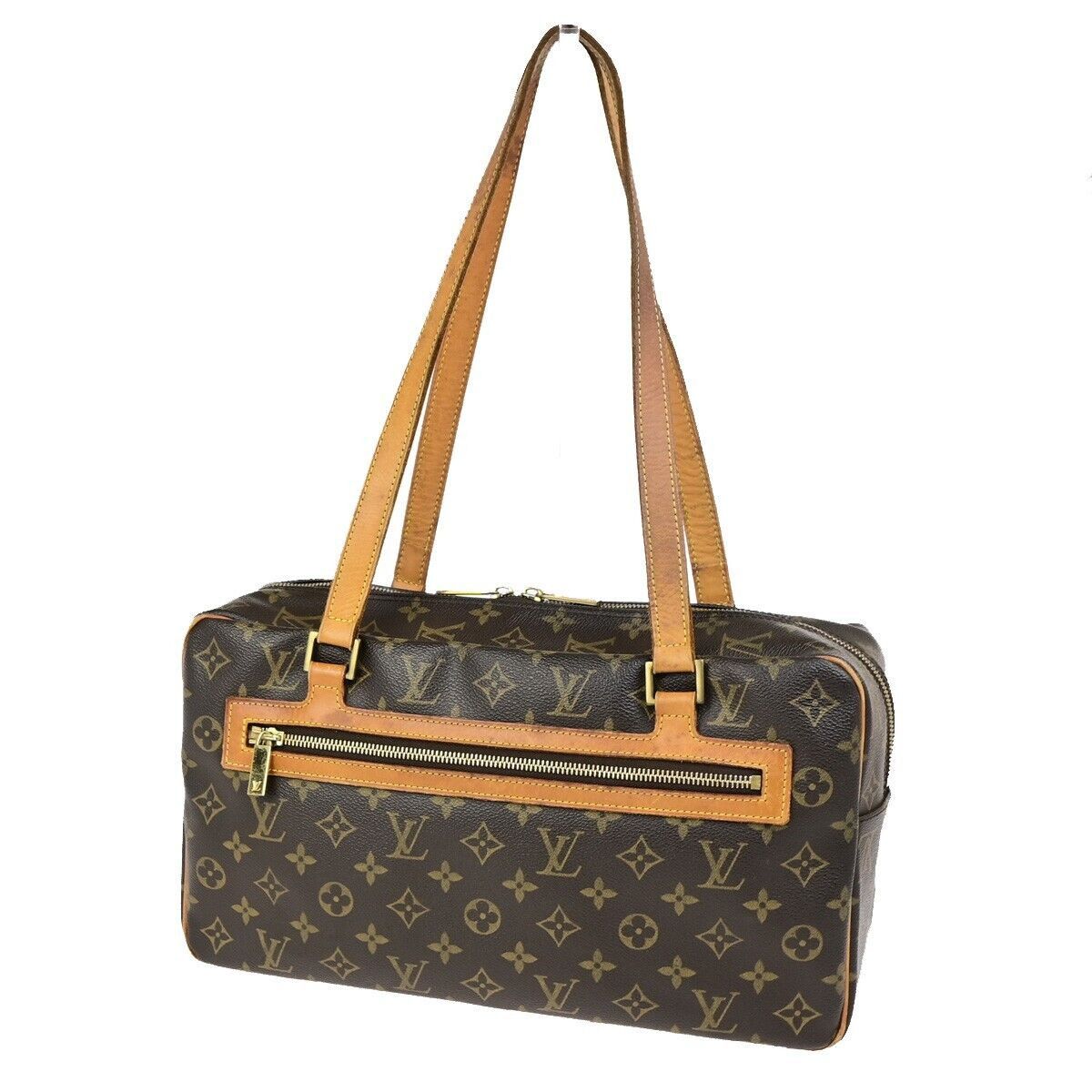 Louis Vuitton Cite Brown Canvas Shoulder Bag (Pre-Owned) Size ONE SIZE - 1 Thumbnail