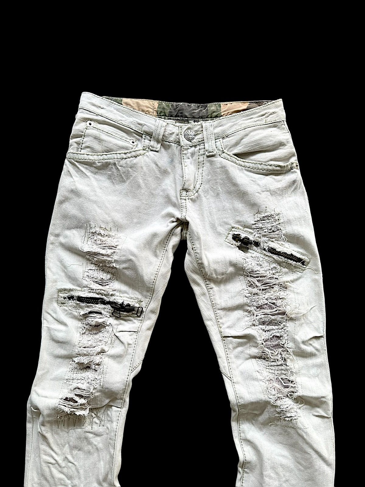 14th Addiction Y2k Solberry gothic j-rock distressed denim Size US 30 / EU 46 - 5 Thumbnail