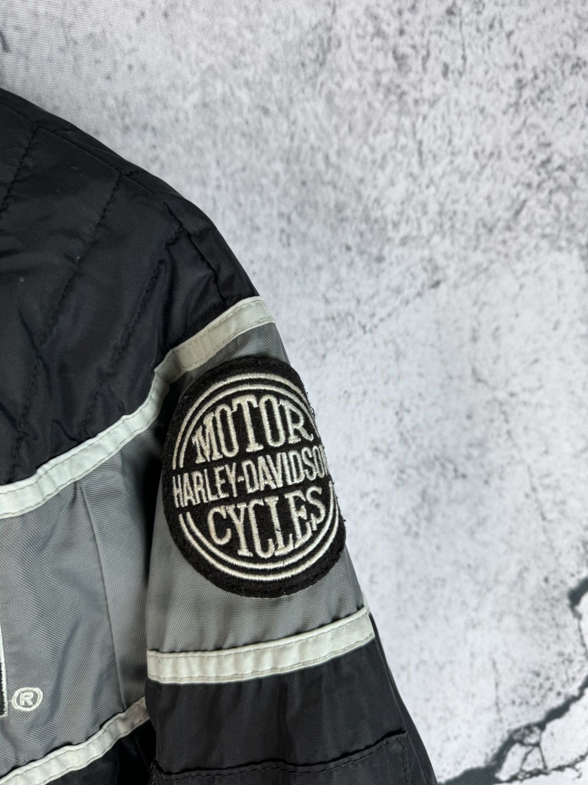 Harley Davidson × Vintage Vintage 90s harley davidson zip jacket nascar Size US M / EU 48-50 / 2 - 3 Thumbnail