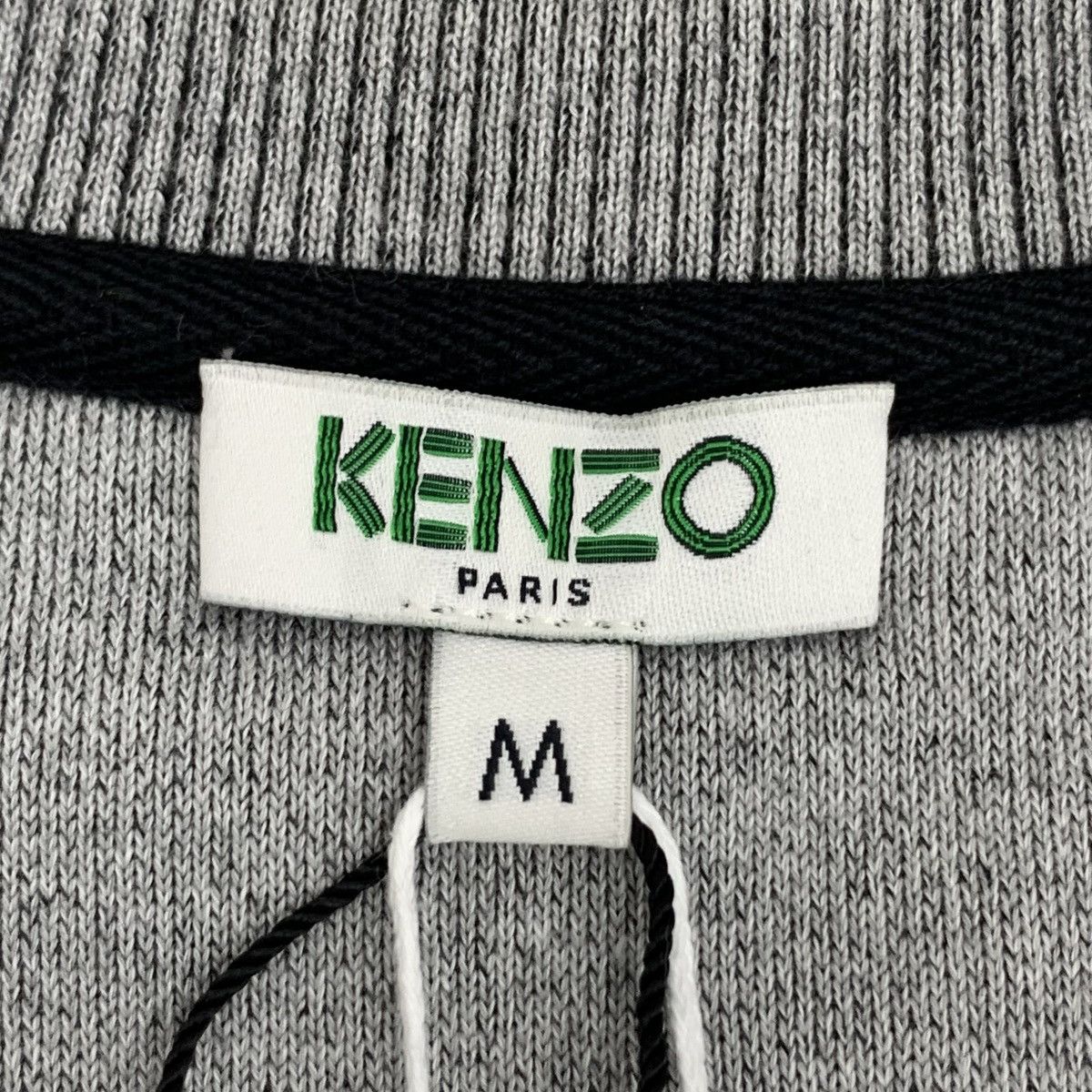Kenzo Kenzo Grey Logo Embroidered Long Sleeve Sweatshirt K26WX Size M / US 6-8 / IT 42-44 - 5 Thumbnail