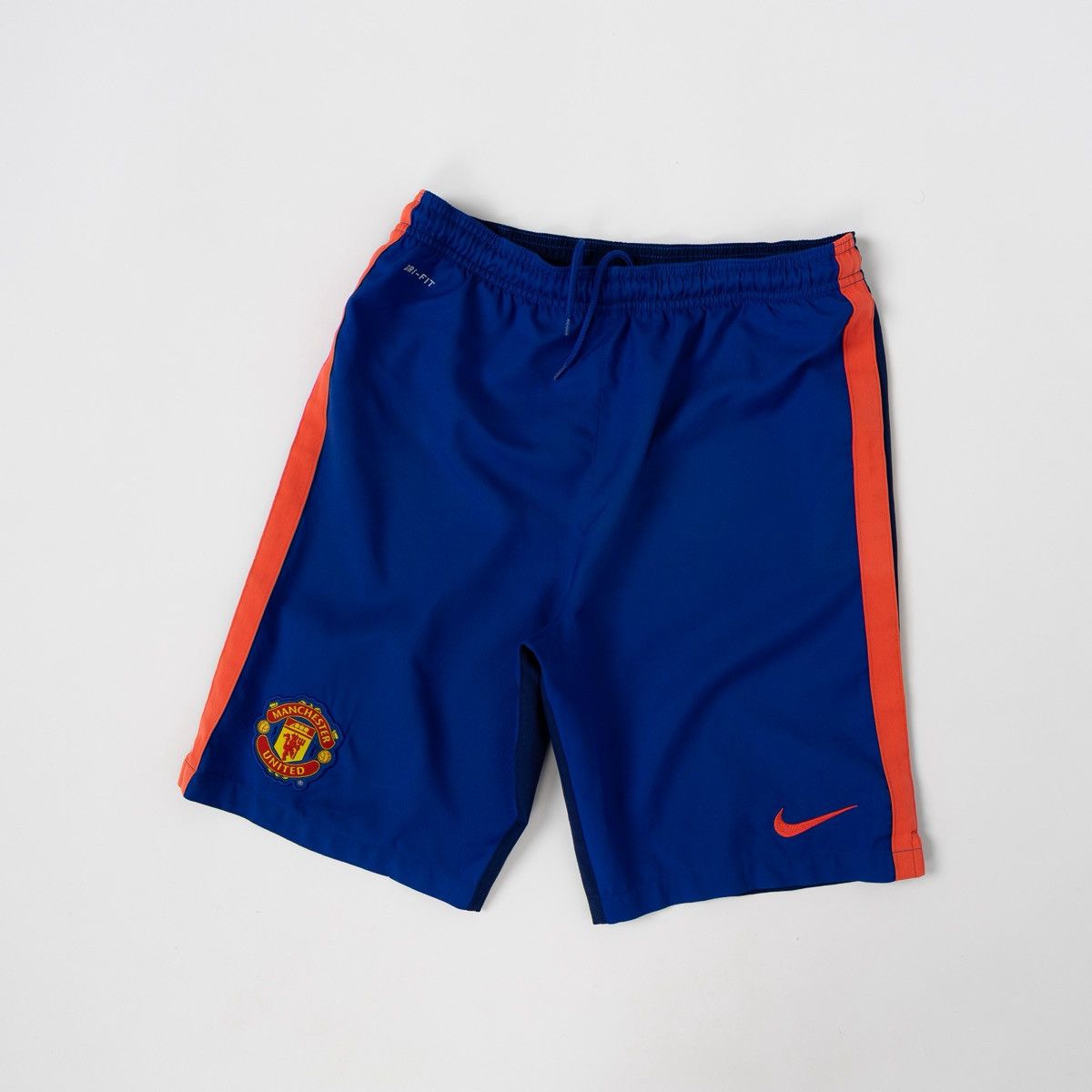 Nike Nike x FC Manchester United Mens Blue Football Shorts Soccer Size US 28 / EU 44 - 1 Thumbnail
