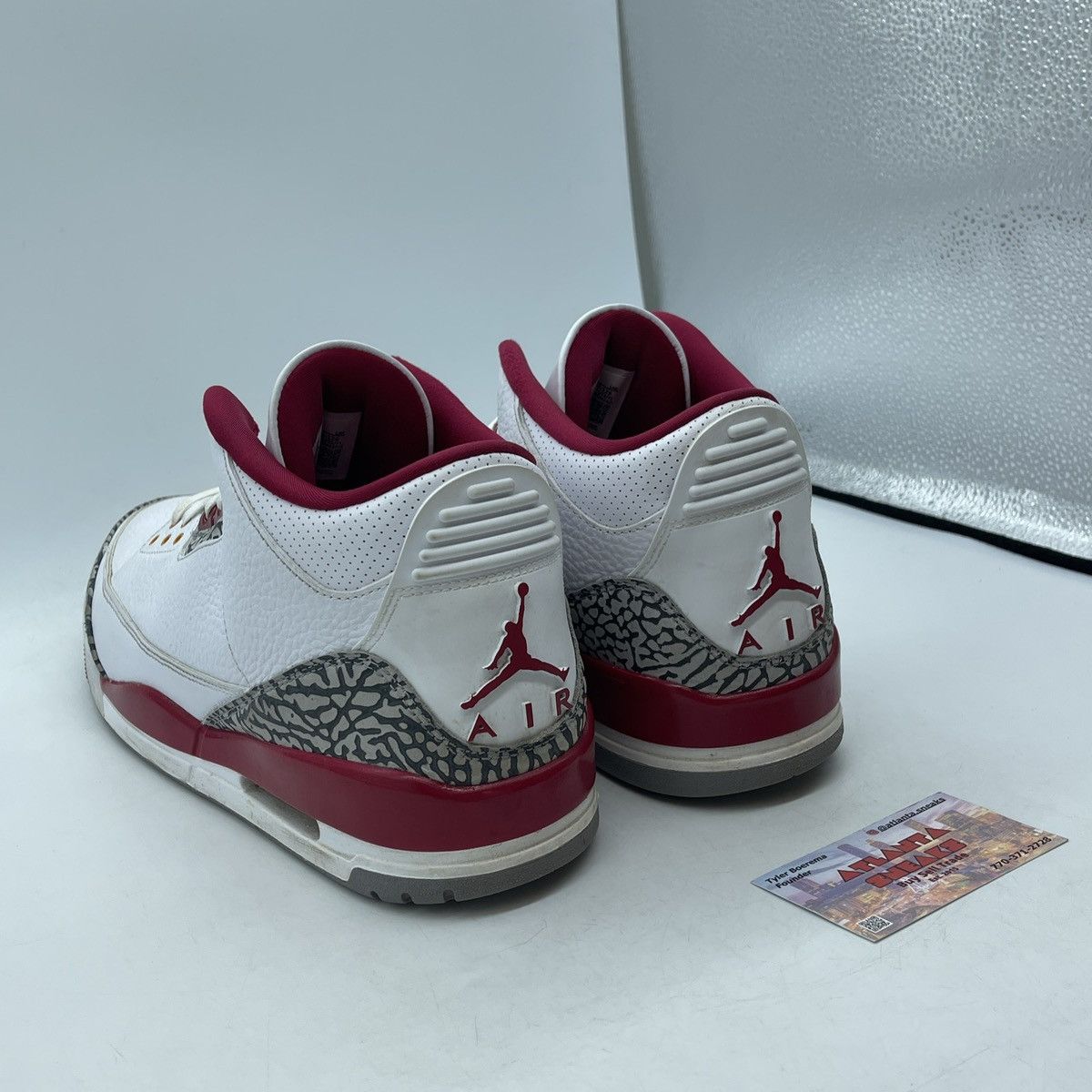 Jordan Brand Air Jordan 3 cardinal red Size US 13 / EU 46 - 4 Thumbnail