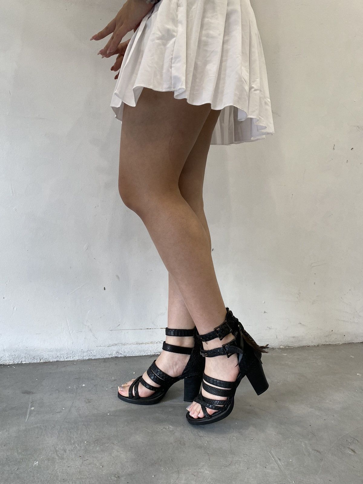 14th Addiction × Japanese Brand 14th addiction python skin heels Size US 4.5 / IT 34.5 - 4 Thumbnail