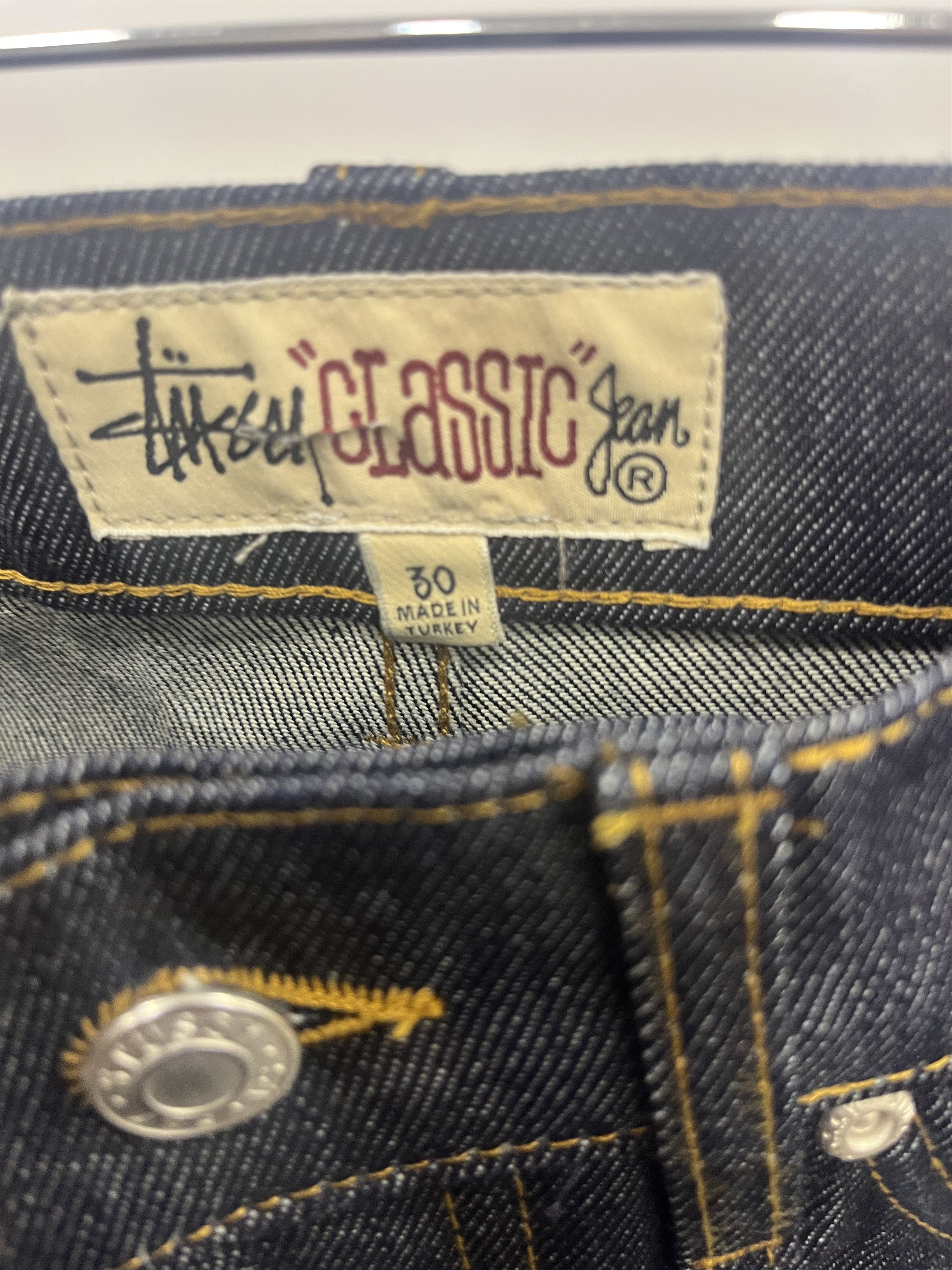 Stussy Stussy snake efect jean Size US 30 / EU 46 - 1 Thumbnail