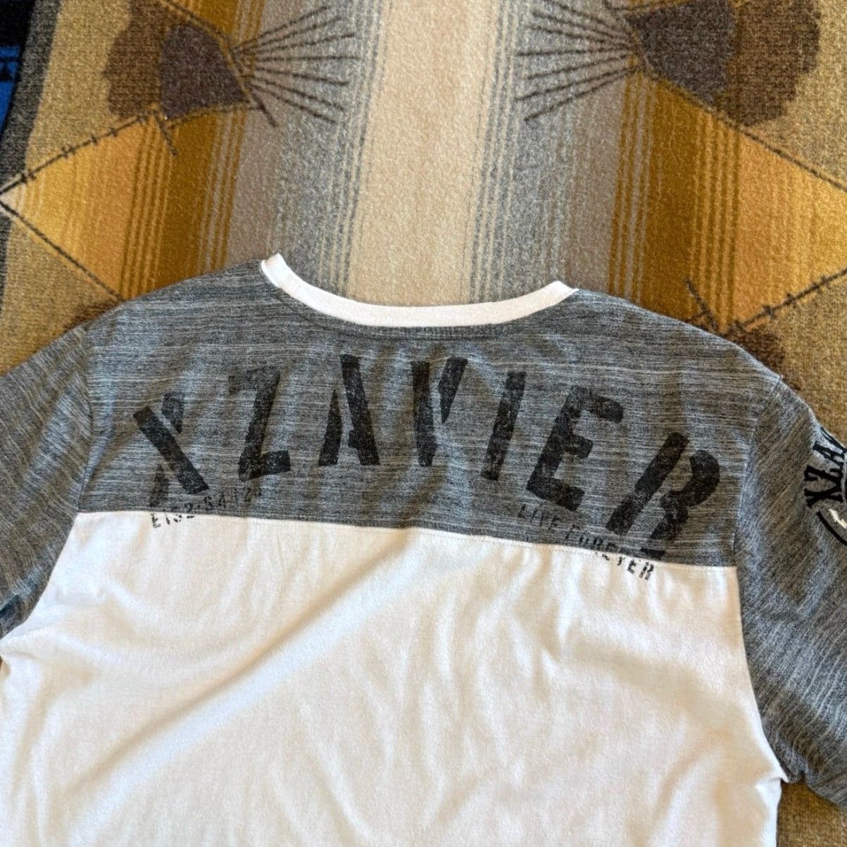Affliction VINTAGE Xzavier T-Shirt Mens L Gray Graphic Print Y2K Grunge Cyber Gothic 2000s Vintage Shirt Size US L / EU 52-54 / 3 - 5 Thumbnail