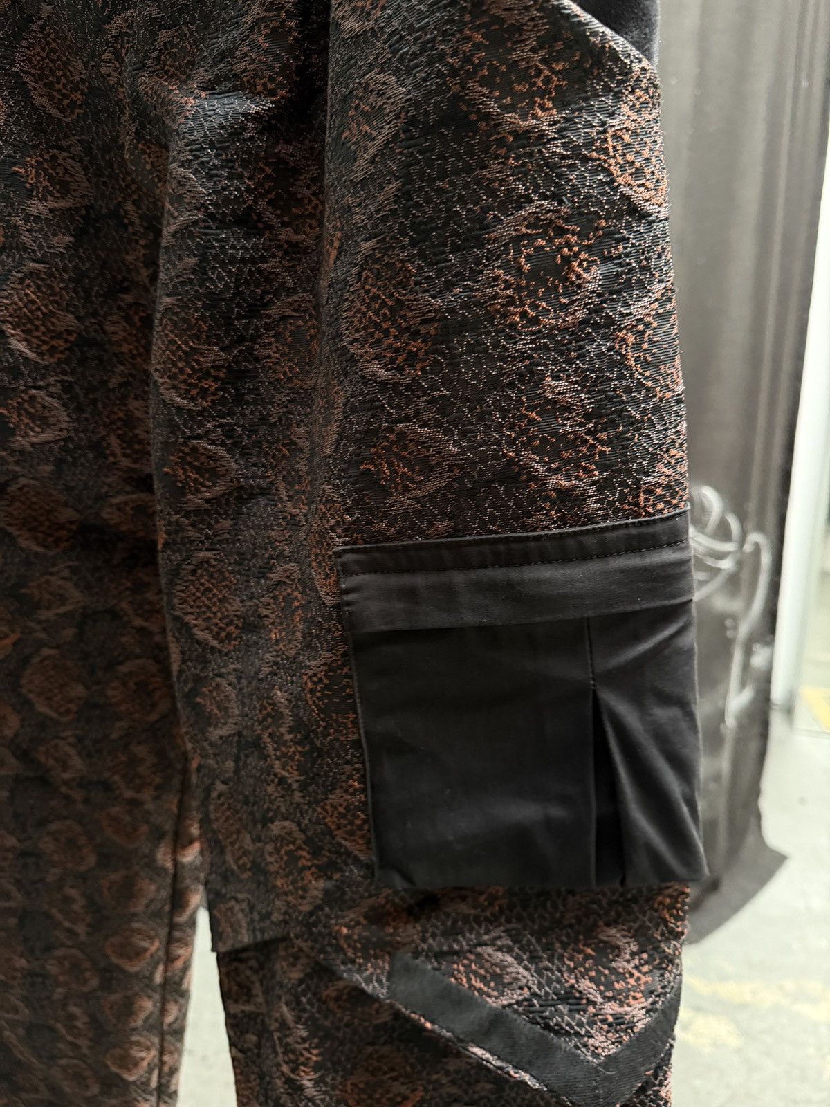 Kiko Kostadinov Kiko Kostadinov Bindra Snake Cargo Trousers Size US 30 / EU 46 - 10 Thumbnail