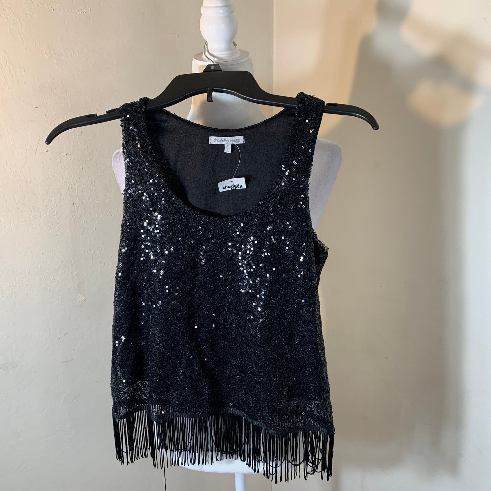 Other Women’s Sequin Black top size S Size S / US 4 / IT 40 - 4 Thumbnail