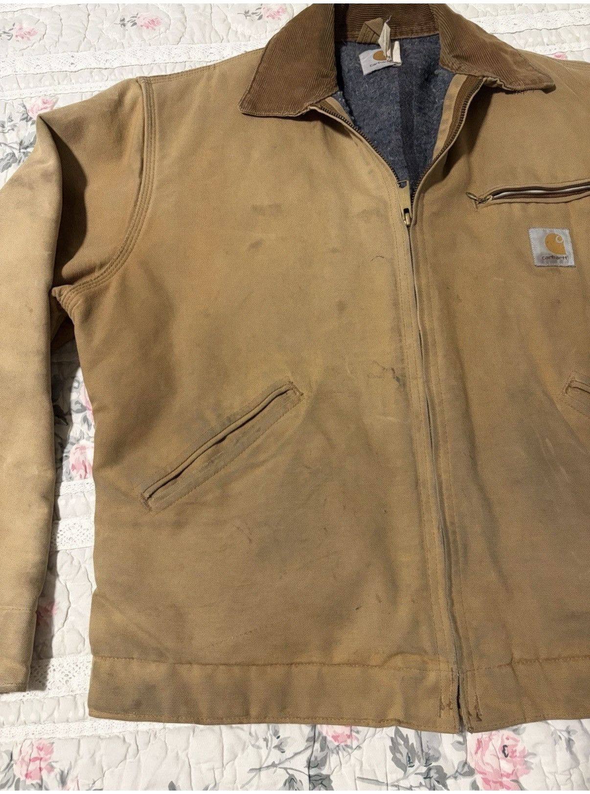Carhartt Vintage Carhartt 6 BLJ tan detroit canvas blanket lining Size US S / EU 44-46 / 1 - 5 Thumbnail