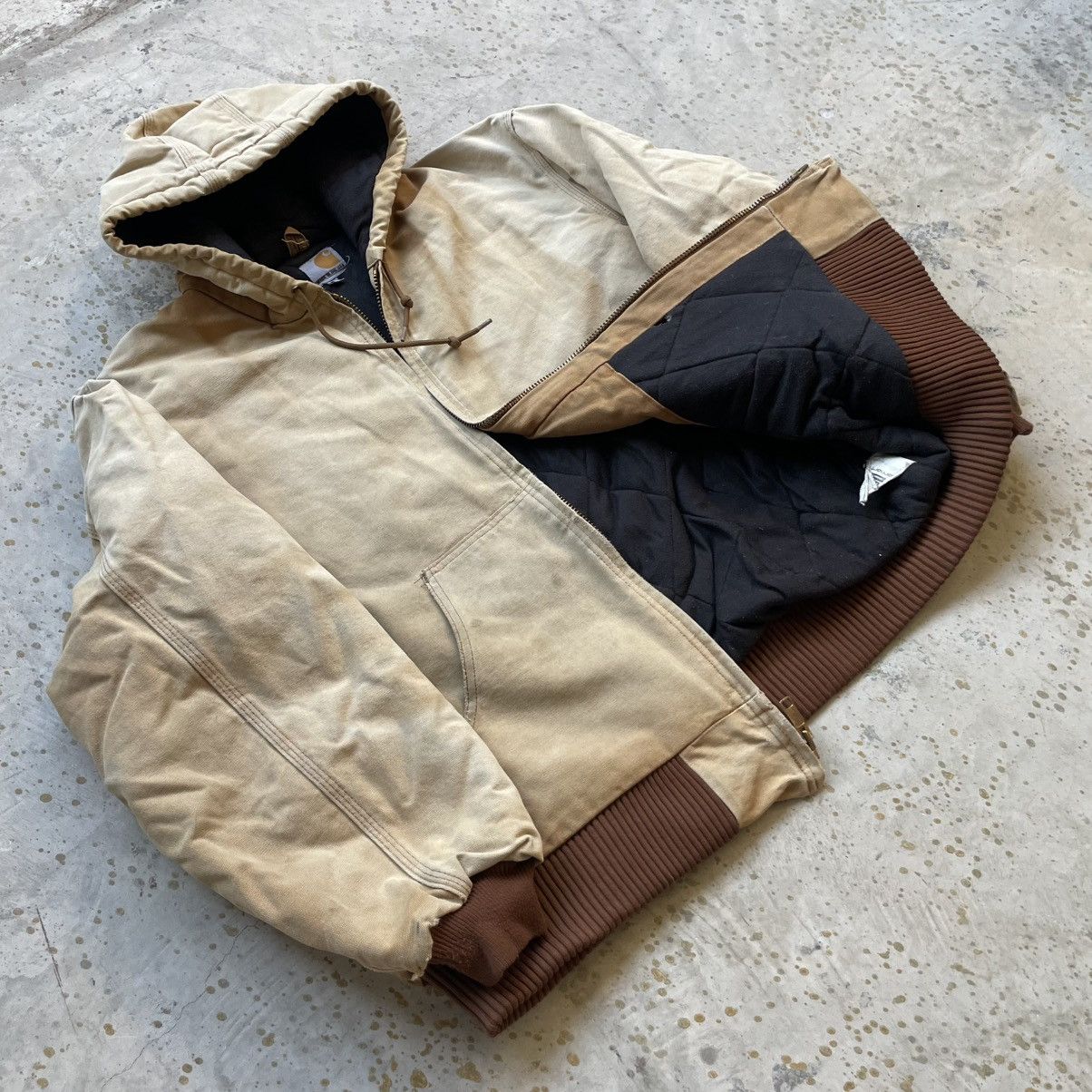 Carhartt × Vintage Vintage brown Carhartt active duck hooded jacket Size US XL / EU 56 / 4 - 1 Thumbnail