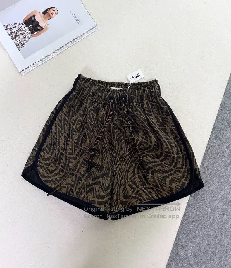 Fendi All-over Logo Printed Shorts