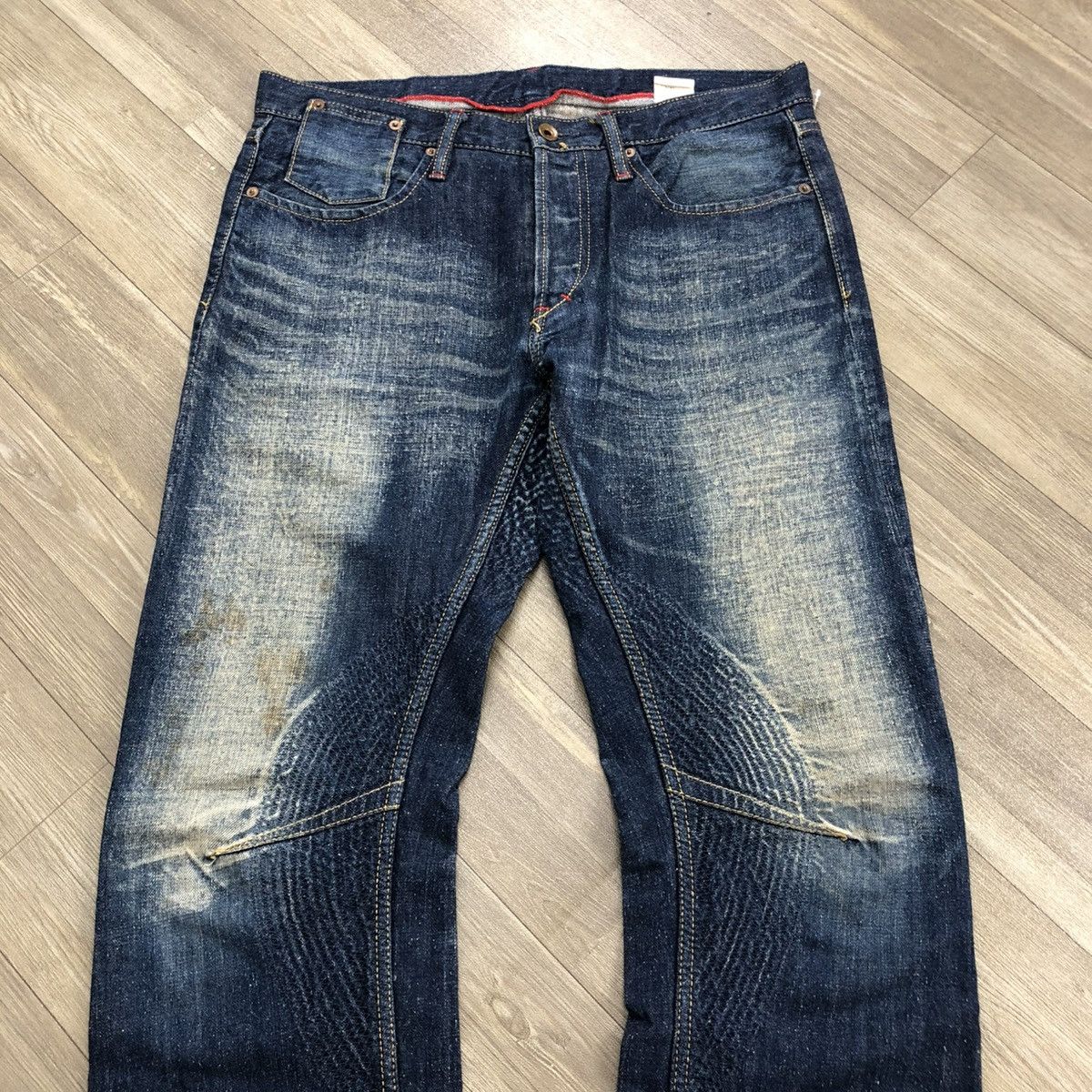 If Six Was Nine 2000s Japanese Brand Faded Y2K Lgb Goa Bootcut Flared Jeans Size US 32 / EU 48 - 2 Thumbnail