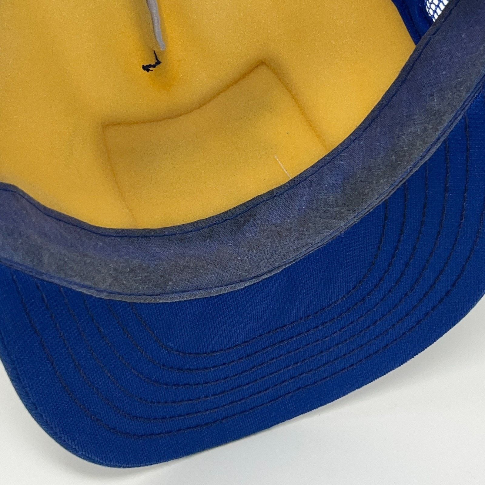 Vintage Vintage 80s West America Bank Trucker Hat Baseball Cap Blue Size ONE SIZE - 5 Thumbnail