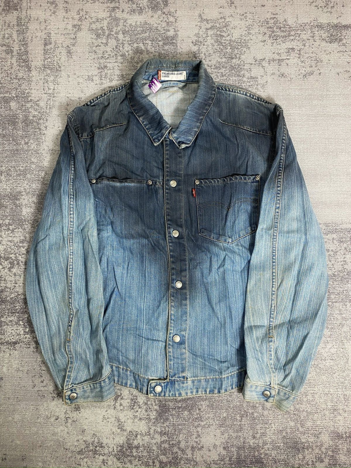 Levi's vintage levis engineered shaddow wash jackets hype jacket Size US L / EU 52-54 / 3 - 11 Thumbnail
