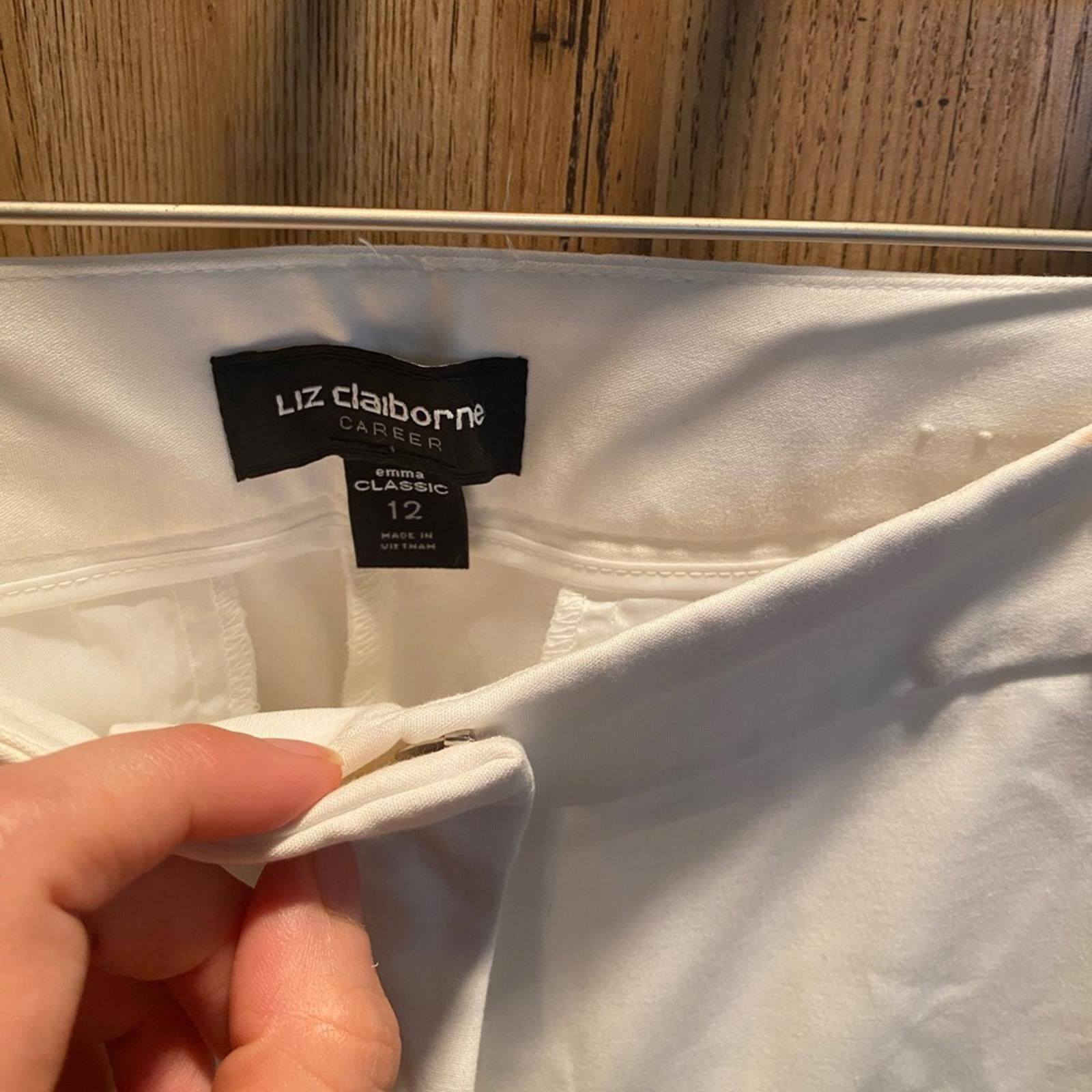 Other Liz Claiborne- size 12 - classic straight pant Size 34" / US 12 / IT 48 - 2 Thumbnail