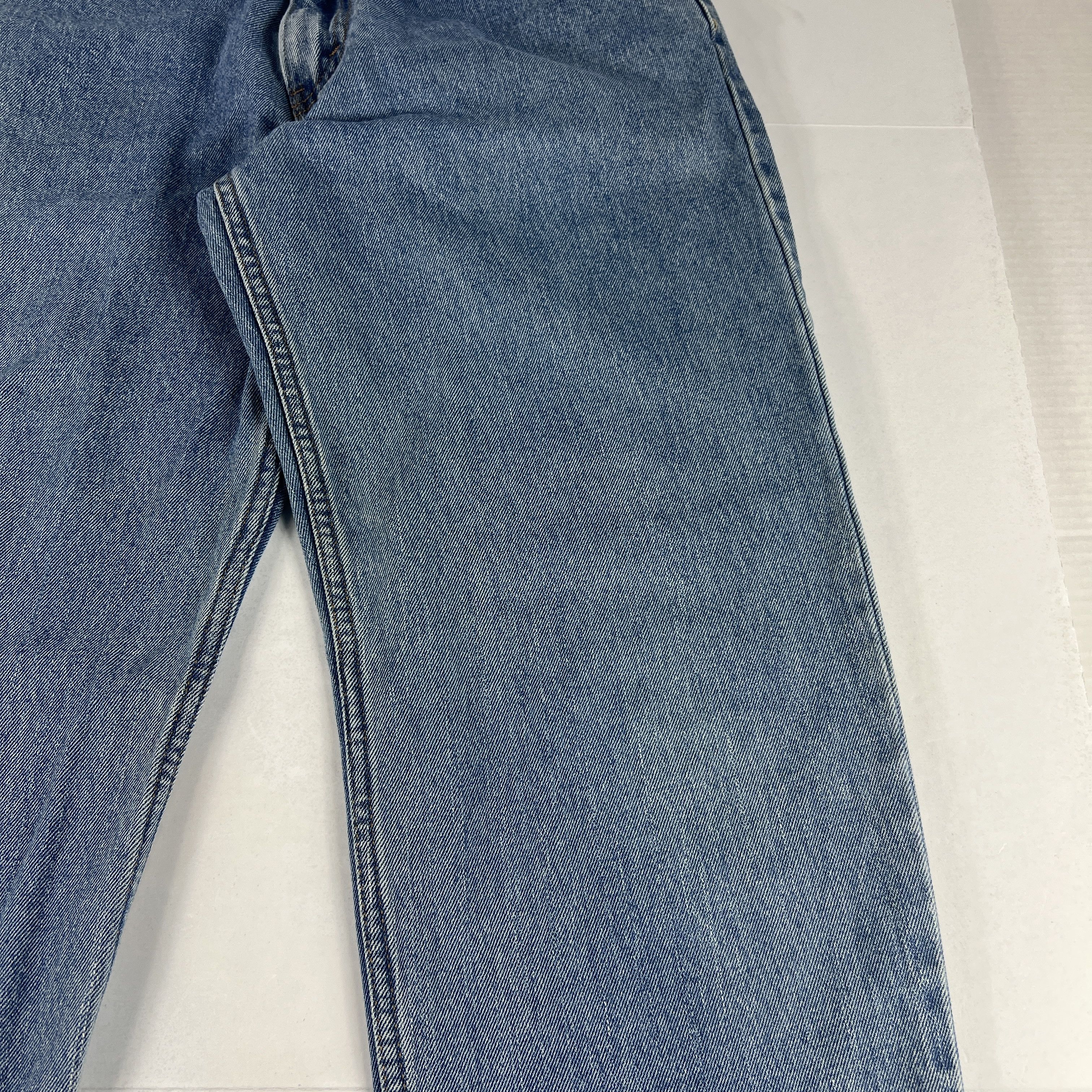 Levi's Levi's Jeans 550 Relaxed Straight Blue Faded Denim Size US 33 - 3 Thumbnail