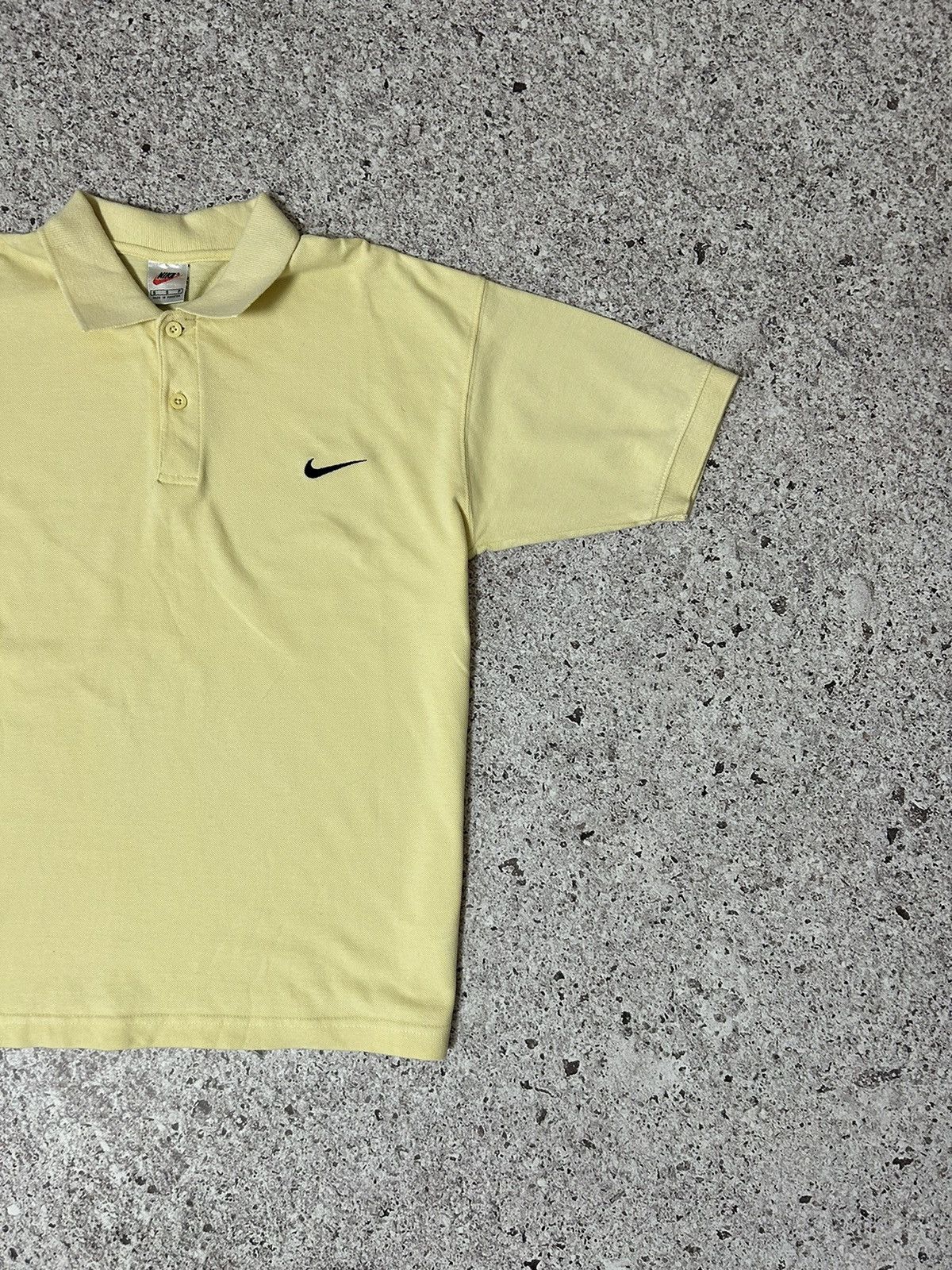 Nike × Vintage 🇺🇸 Vintage 90s Nike Polo T-shirt Made In USA Y2K Hype Size US S / EU 44-46 / 1 - 4 Thumbnail