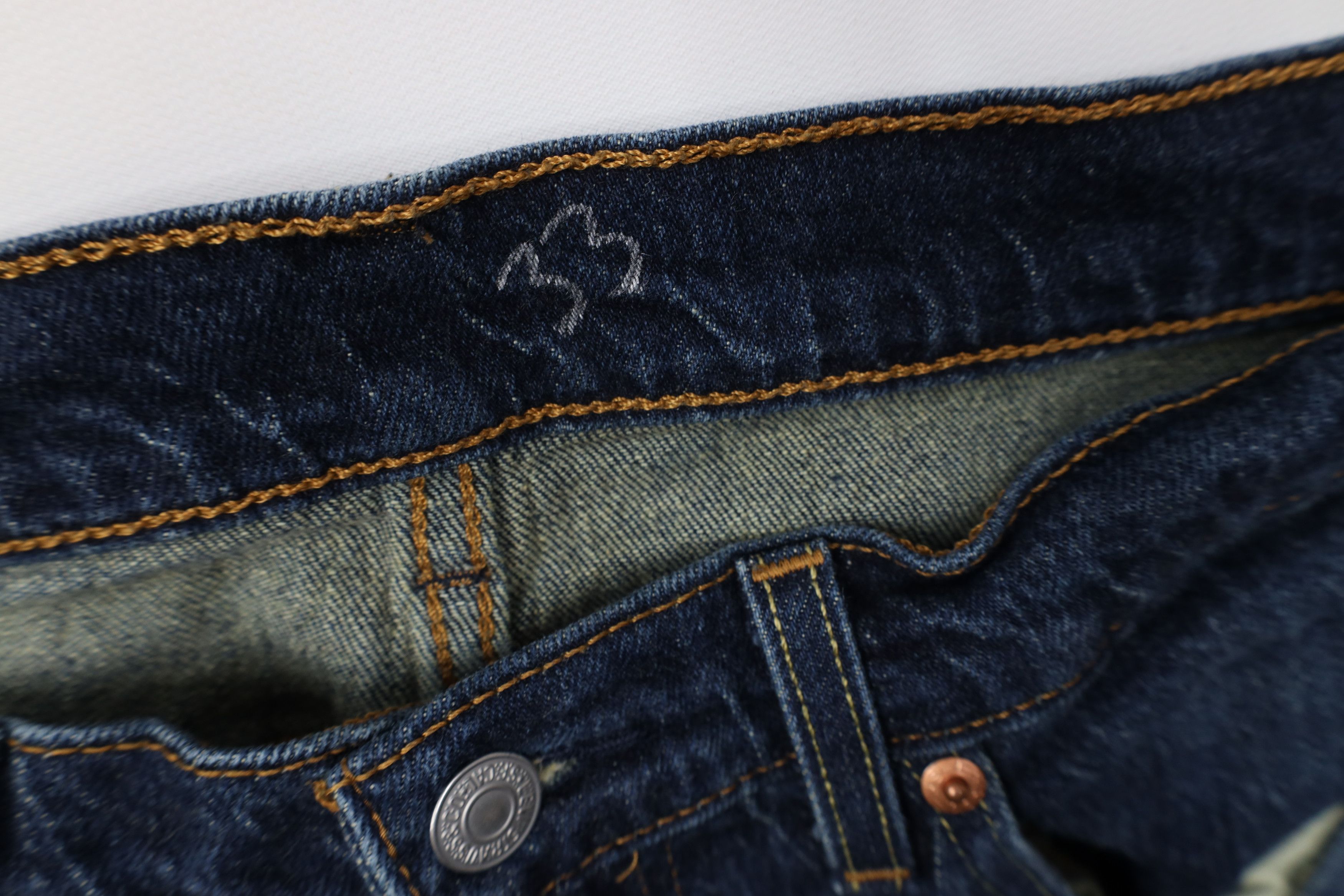 Levi's Vintage Y2K Levis 505 Regular Straight Leg Denim Jeans Blue Size US 33 - 5 Thumbnail