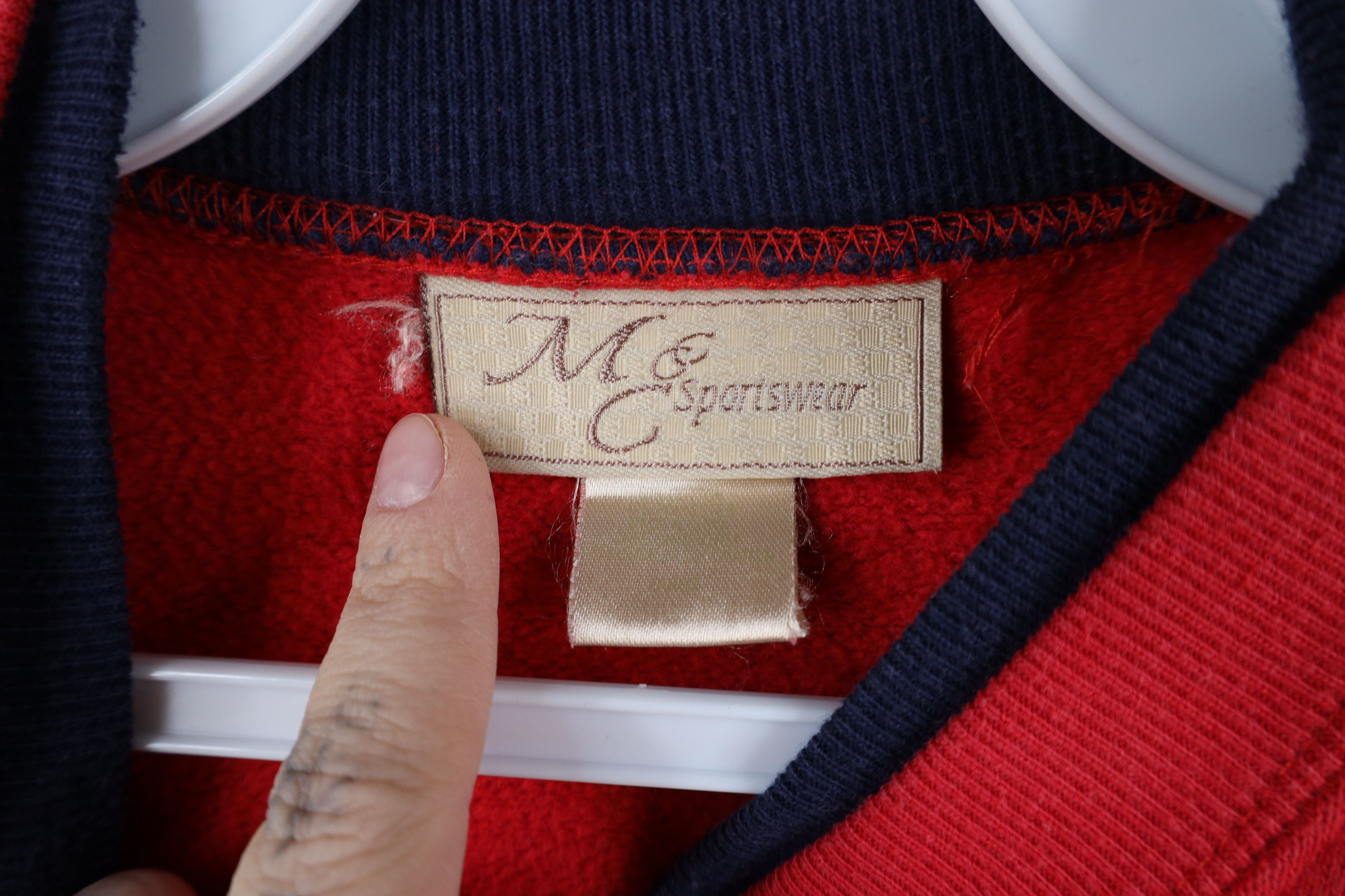 Vintage Vintage 90s Streetwear Love Me Love My Cat Sweatshirt Red Size L / US 10 / IT 46 - 7 Thumbnail