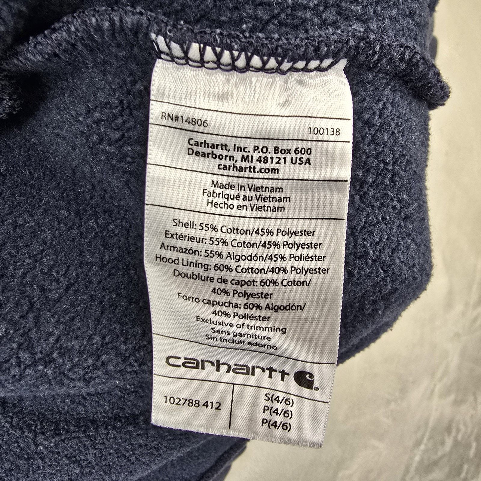 Carhartt Carhartt Aquaman Cast Crew Zip-up Hoodie Small Jason Momoa Size US S / EU 44-46 / 1 - 9 Thumbnail