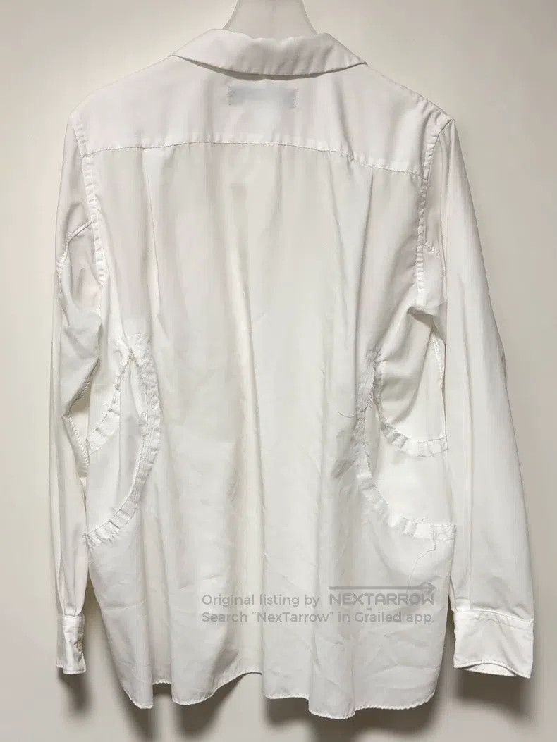 Comme des Garcons Comme Des Garcons Polyester Frayed Round Neck Shirt Size XS / US 0-2 / IT 36-38 - 2 Thumbnail