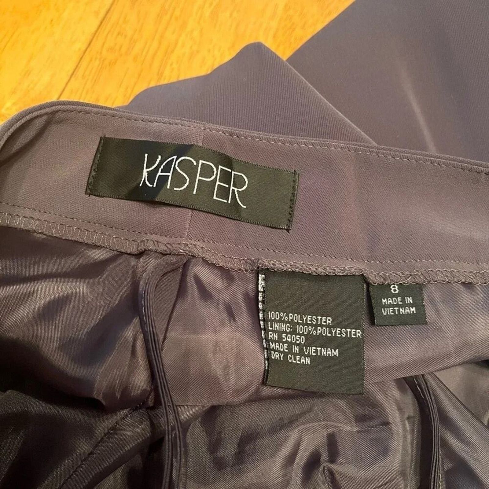 Kasper Kasper Fieldstone Grey dress pants, size 8 Size 30" / US 8 / IT 44 - 3 Thumbnail