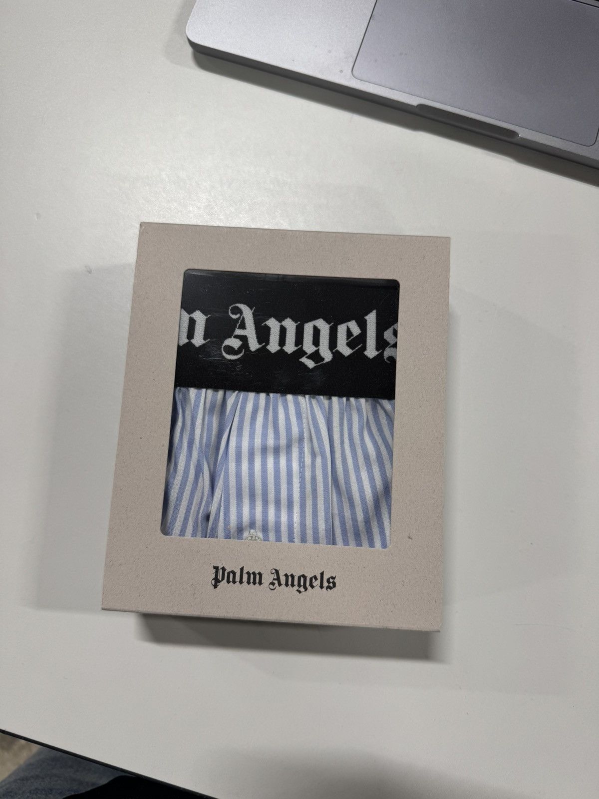 Palm Angels Palm Angels Striped Boxer Shorts NEW Size US 36 / EU 52 - 2 Thumbnail