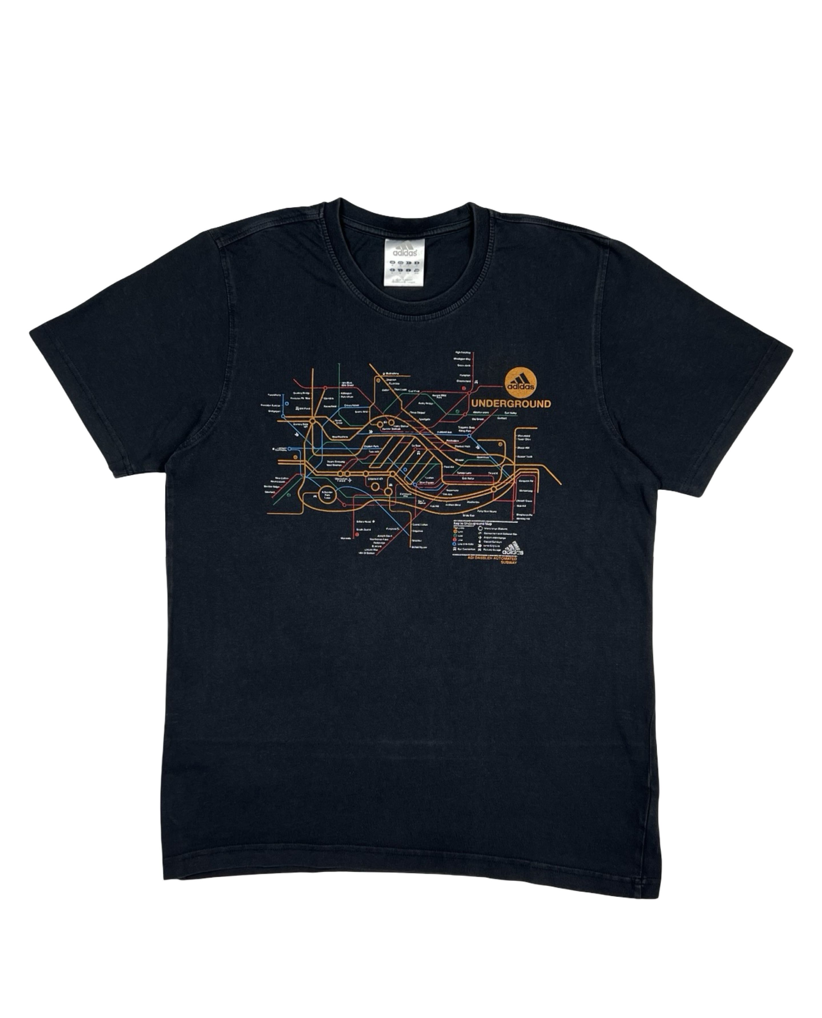 Adidas × Vintage Vintage Adidas Underground Munich Subway Rare Printed Tee Size US M / EU 48-50 / 2 - 1 Thumbnail