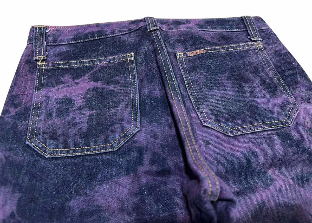 Japanese Brand 🔥Y2K Vintage Blue Way Flared Denim Bootcut Acid Purple Size US 29 - 9 Thumbnail