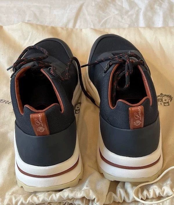 Loro Piana LORO PIANA White bottom sneakers Size US 7 / EU 40 - 3 Thumbnail