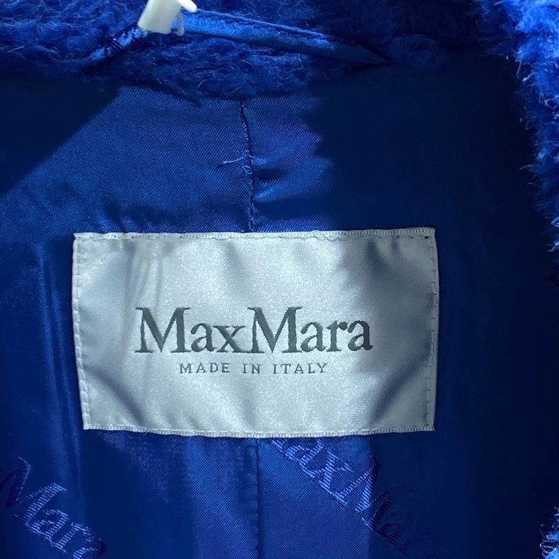 Max Mara Max Mara Hot style royal blue long teddy coat Size S / US 4 / IT 40 - 4 Thumbnail