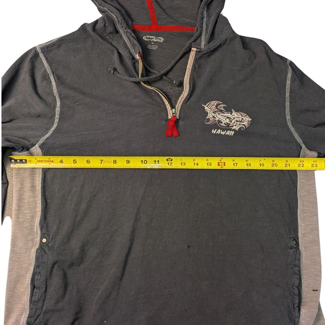 Other Crazy Shirts Hawaii Graphic Zip-Up Pullover Hoodie | XL Size US XL / EU 56 / 4 - 5 Thumbnail