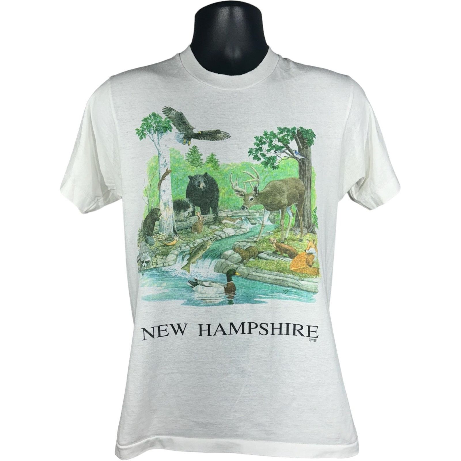 Other Vintage New Hampshire Animals Tee 1991 Size US M / EU 48-50 / 2 - 1 Thumbnail