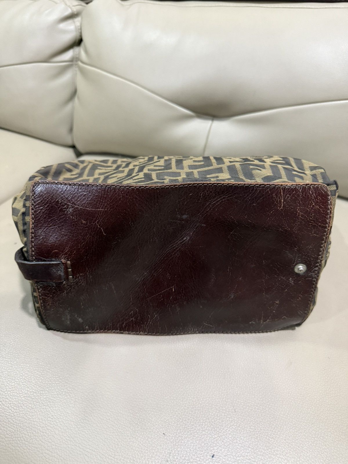 Fendi Authentic Fendi Zucca Monogram Tote Bag Size ONE SIZE - 3 Thumbnail