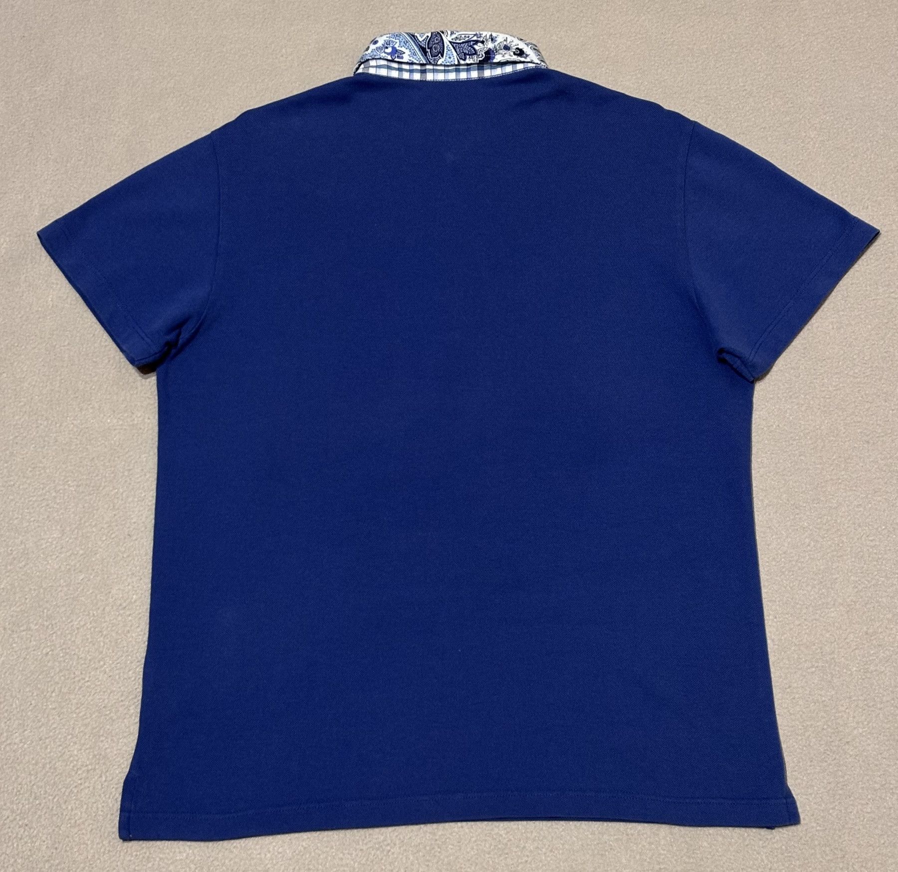 Etro Polo Etro Blue Large Size US L / EU 52-54 / 3 - 11 Thumbnail