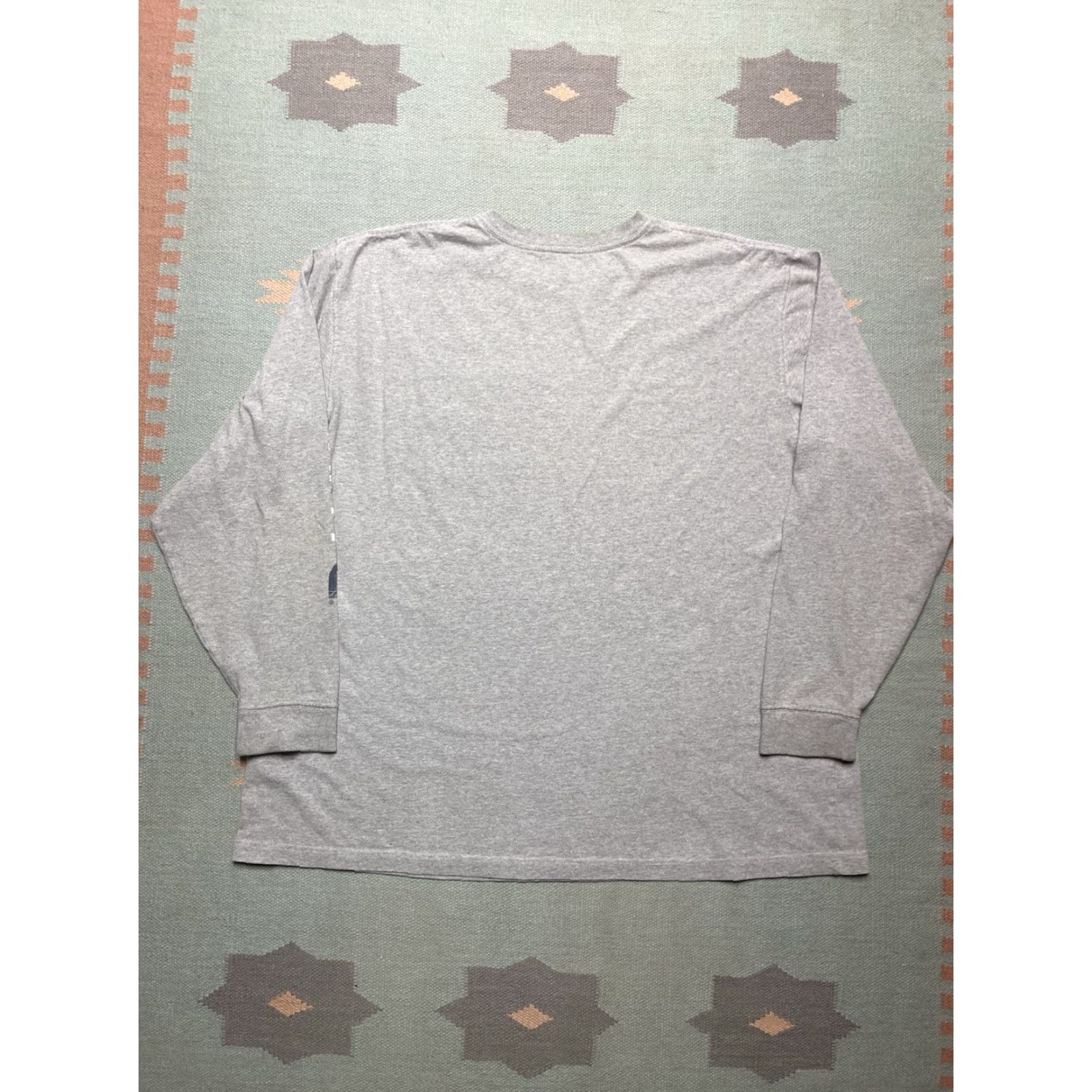 Carhartt VINTAGE Carhartt Long Sleeve Pocket T Shirt Heather Gray Original Fit XXL Mens Size US XXL / EU 58 / 5 - 5 Thumbnail