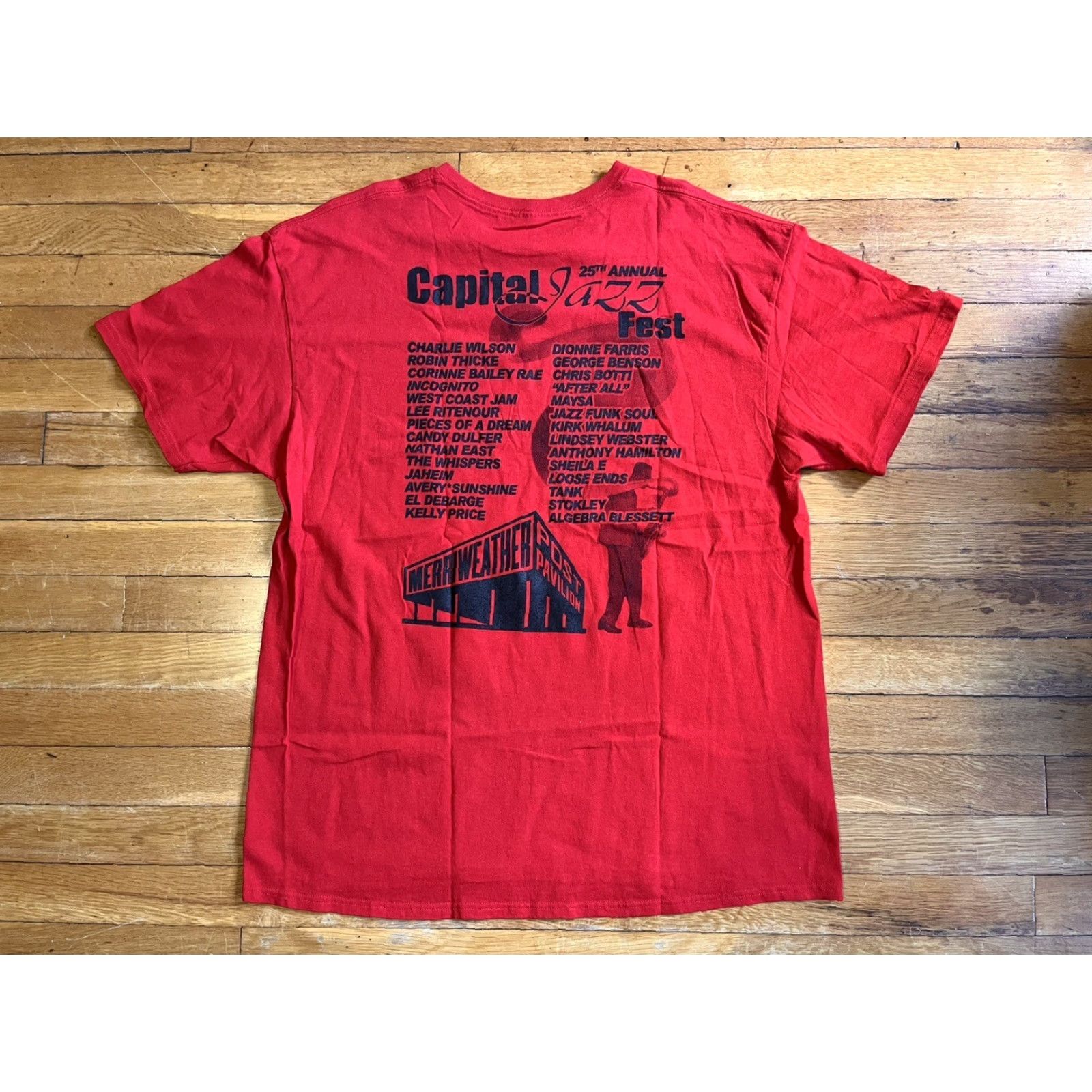 Vintage VINTAGE Capital Jazz Fest 2017 Shirt Men’s Large Red Size US L / EU 52-54 / 3 - 4 Thumbnail