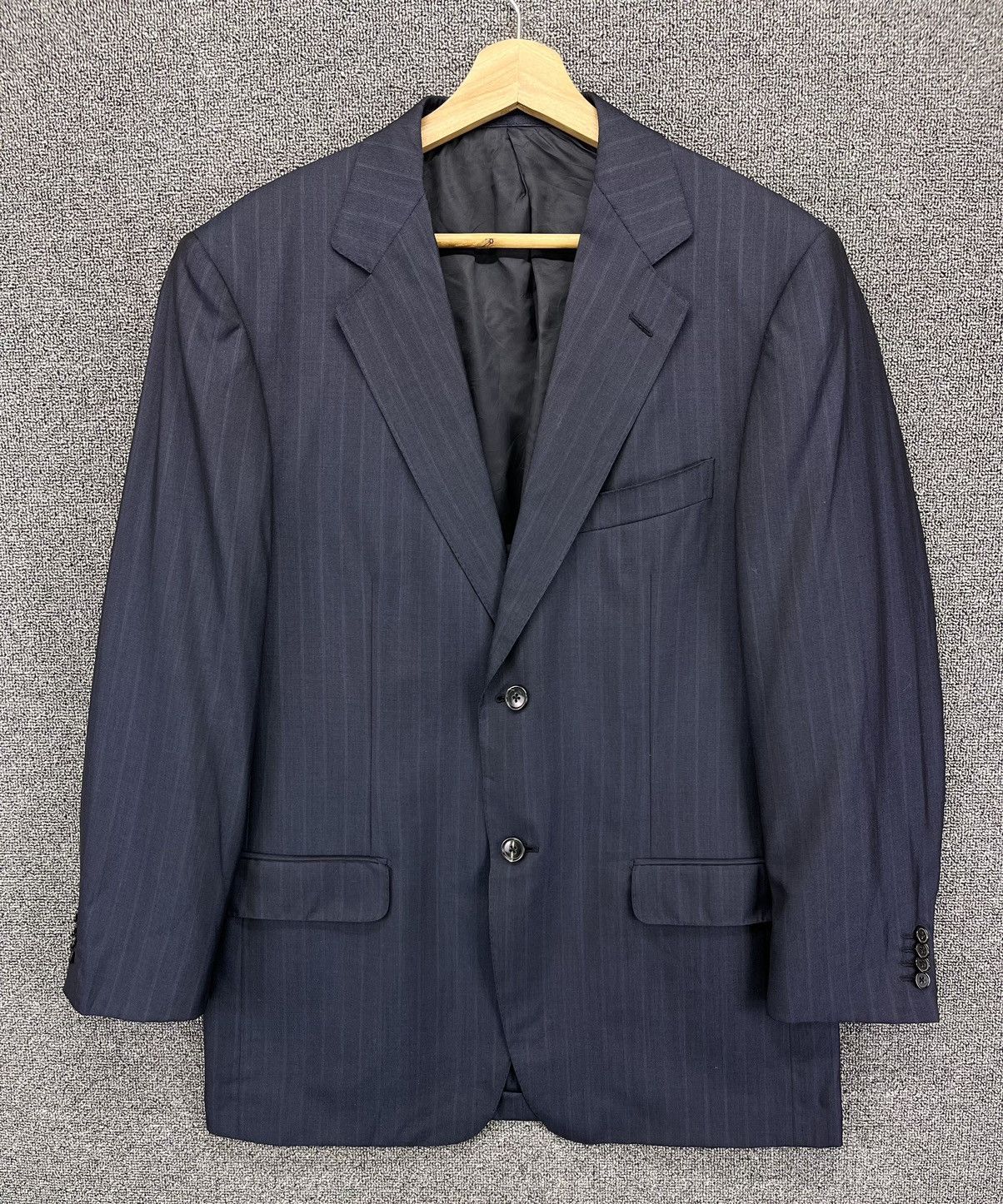 Ermenegildo Zegna Vintage Ermenegildo Zegna Luxury Wool Silk Blazer Jacket Size US M / EU 48-50 / 2 - 1 Thumbnail