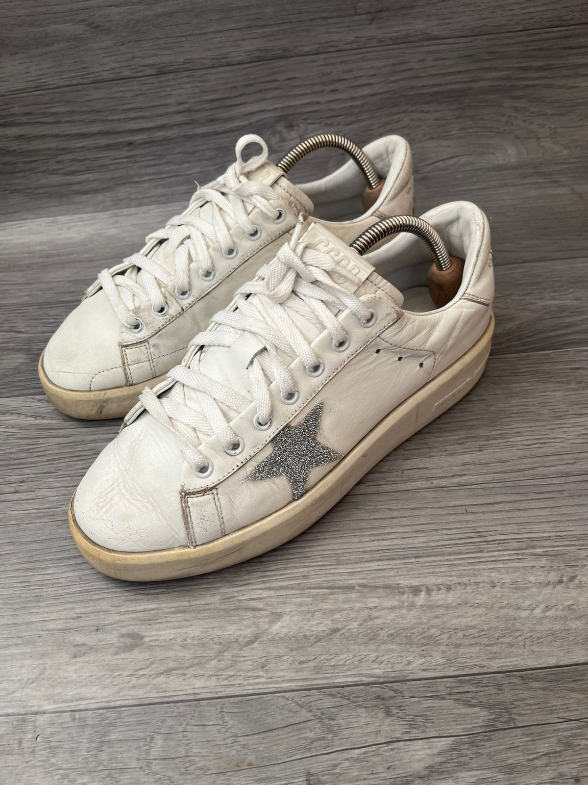 Golden Goose Golden Goose Pure Star Low Top Sneakers Size US 7 / EU 40 - 2 Thumbnail