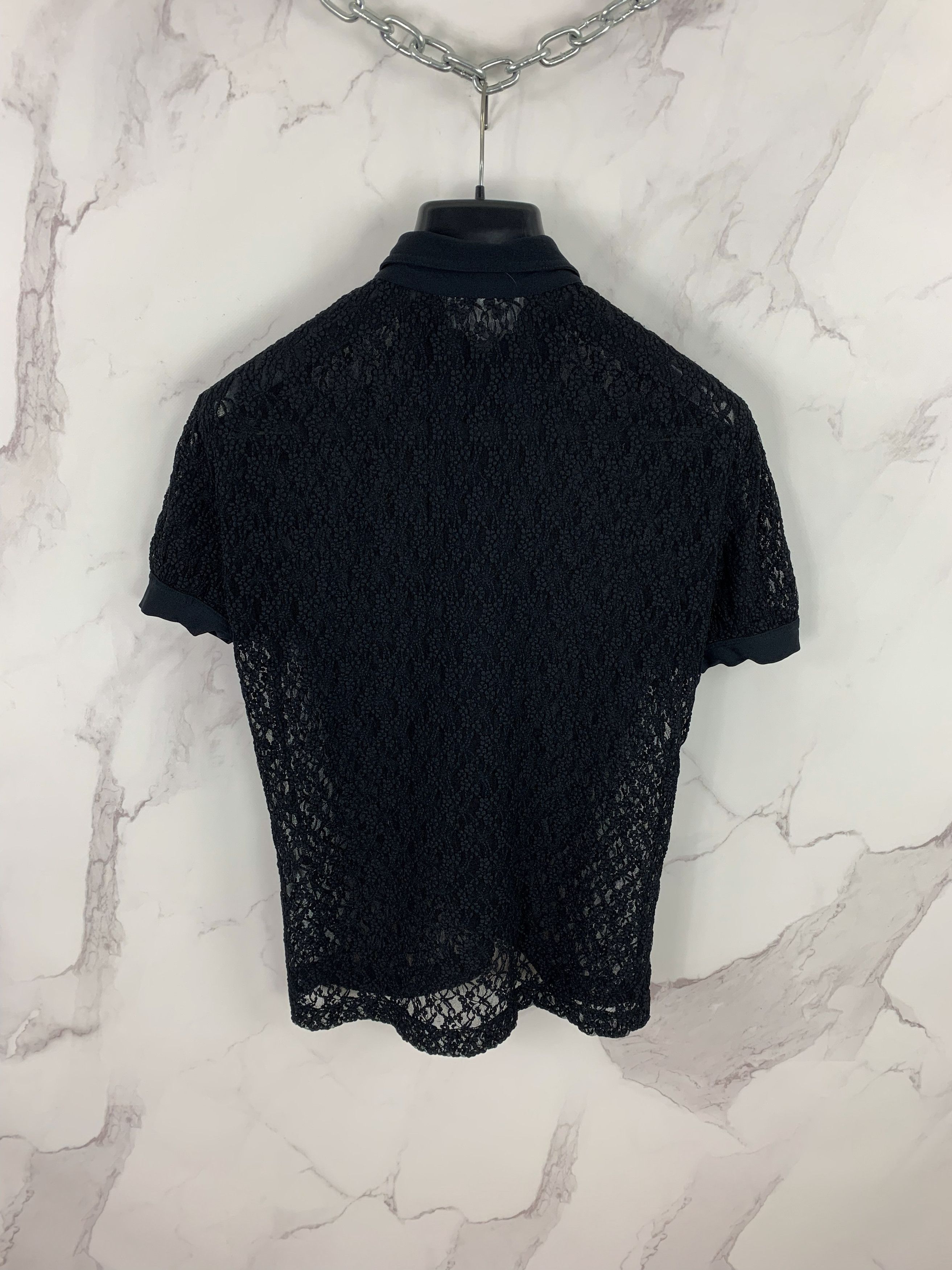 Dolce & Gabbana Vintage Dolce Gabbana Crochet Button Shirt Size S Size S / US 4 / IT 40 - 7 Thumbnail