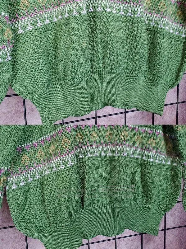Burberry Burberry Green Knitted Long Sleeve Sweater. Size US L / EU 52-54 / 3 - 7 Thumbnail
