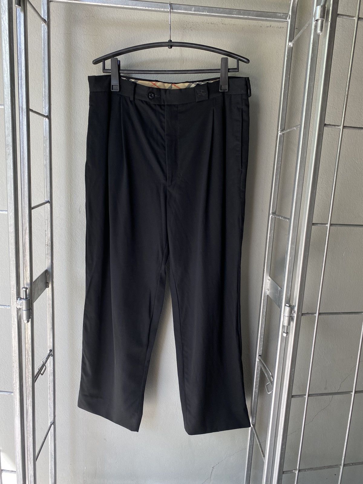Burberry Burberrys black trousers for men formal style. Size US 36 / EU 52 - 1 Thumbnail