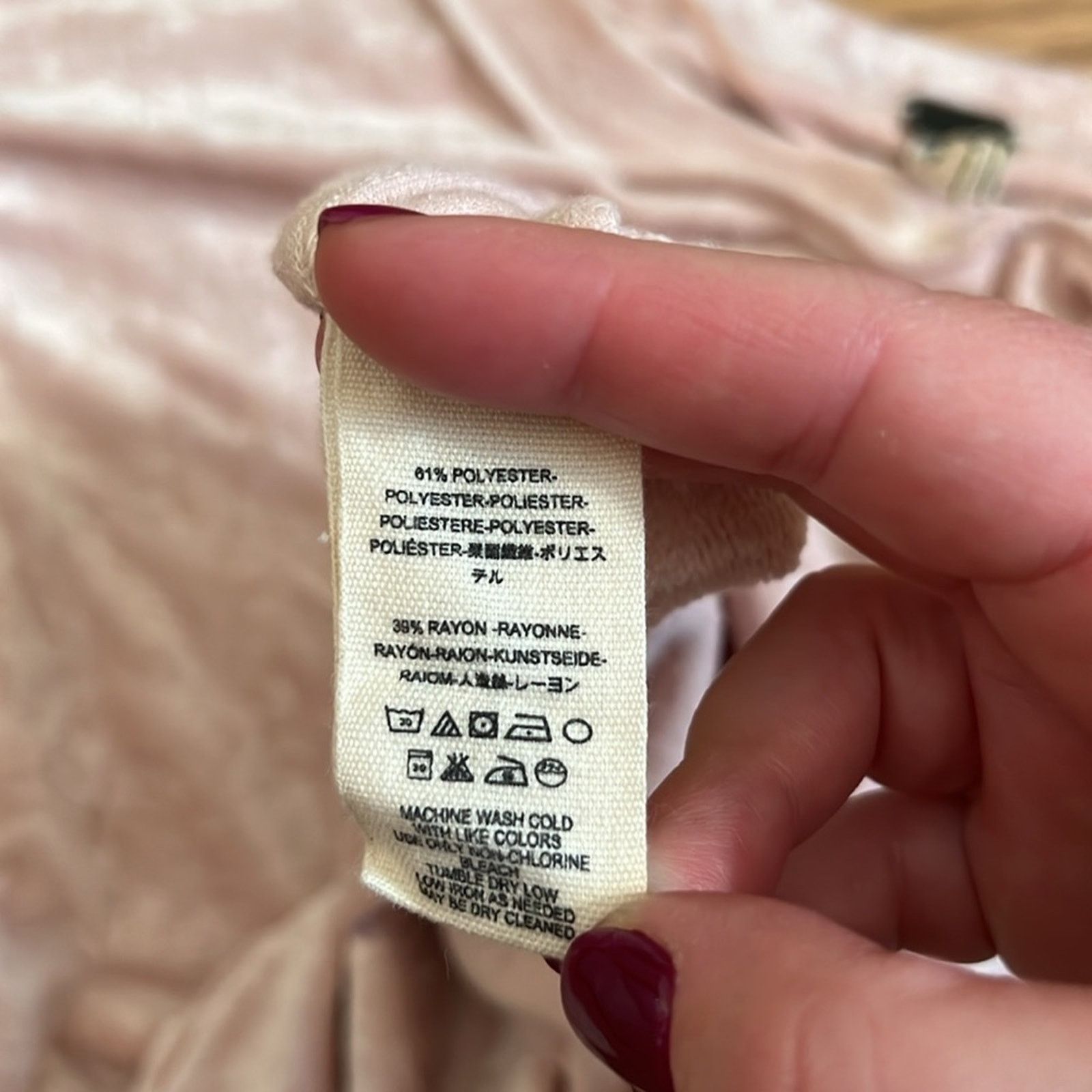 Free People Free People We the Free Milan Layering Crushed Velvet Top Size XS / US 0-2 / IT 36-38 - 5 Thumbnail