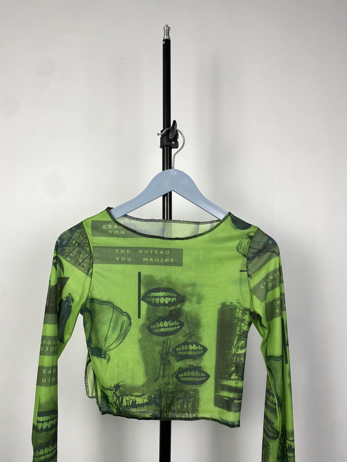 Designer × Japanese Brand Save The Queen Jean Paul Gaultier Style Mesh Top Blouses Size M / US 6-8 / IT 42-44 - 2 Thumbnail