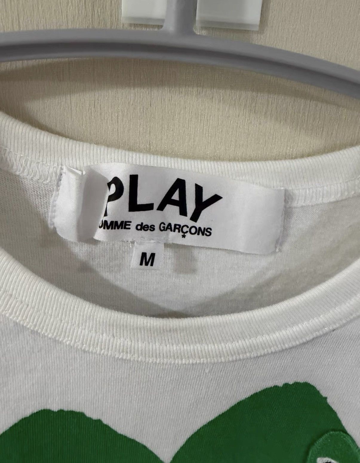 Comme des Garcons Comme des Garçons (CDG) Green Heart Short Sleeve T-shirt Size US M / EU 48-50 / 2 - 2 Thumbnail