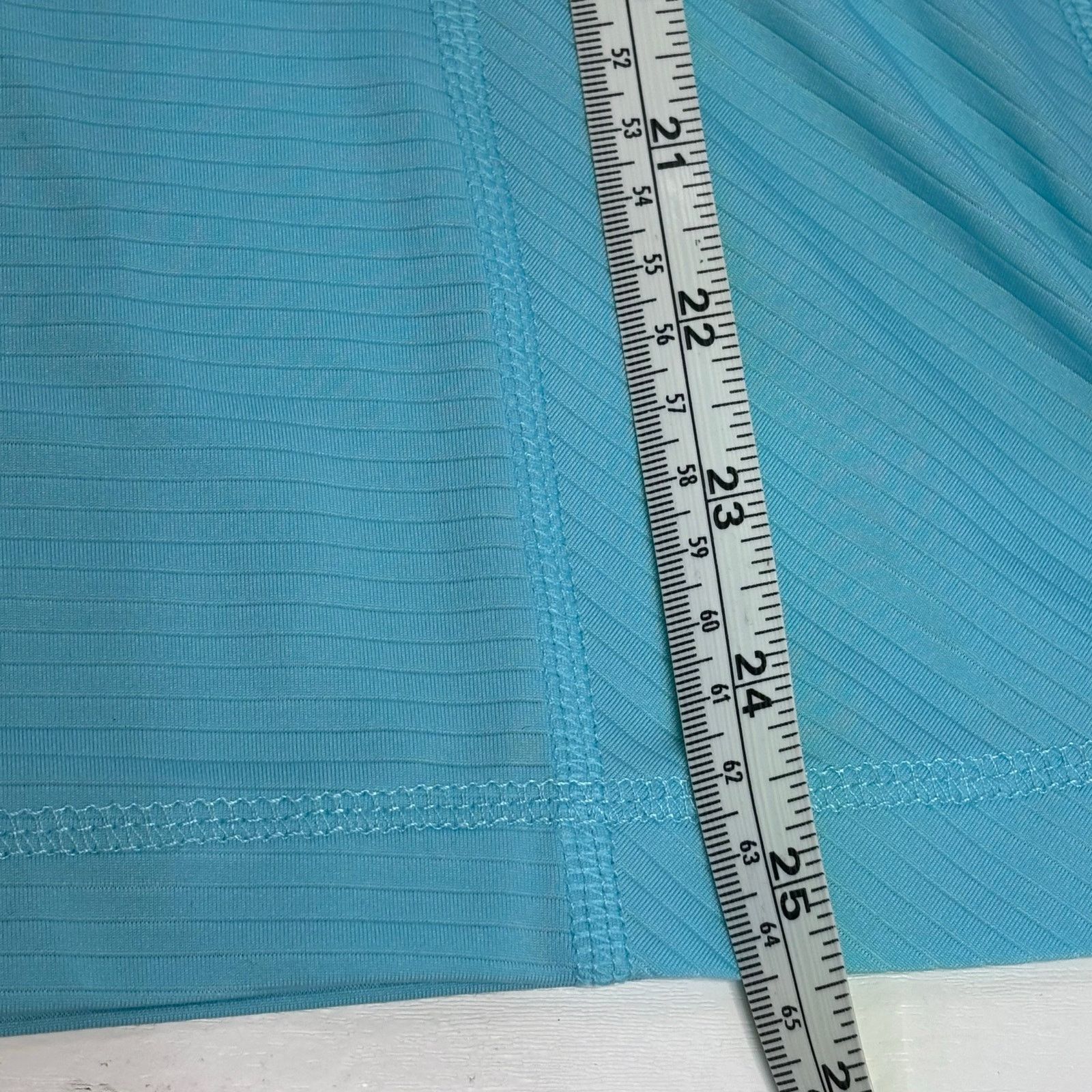 Tek Gear Tek Gear DryTek Light Blue Shadow Stripe Athletic Tee XL Size XL / US 12-14 / IT 48-50 - 7 Thumbnail