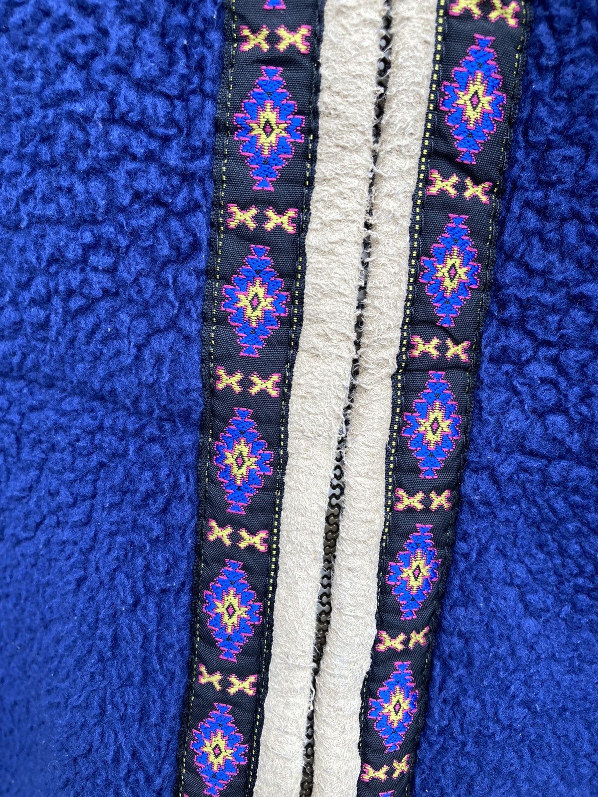 Polartec Vintage Alf Polartec Made In Usa Navajo Riri Zipper Fleece Size US S / EU 44-46 / 1 - 8 Thumbnail